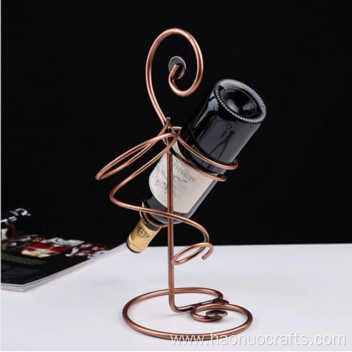 Longan steel tube wine rack